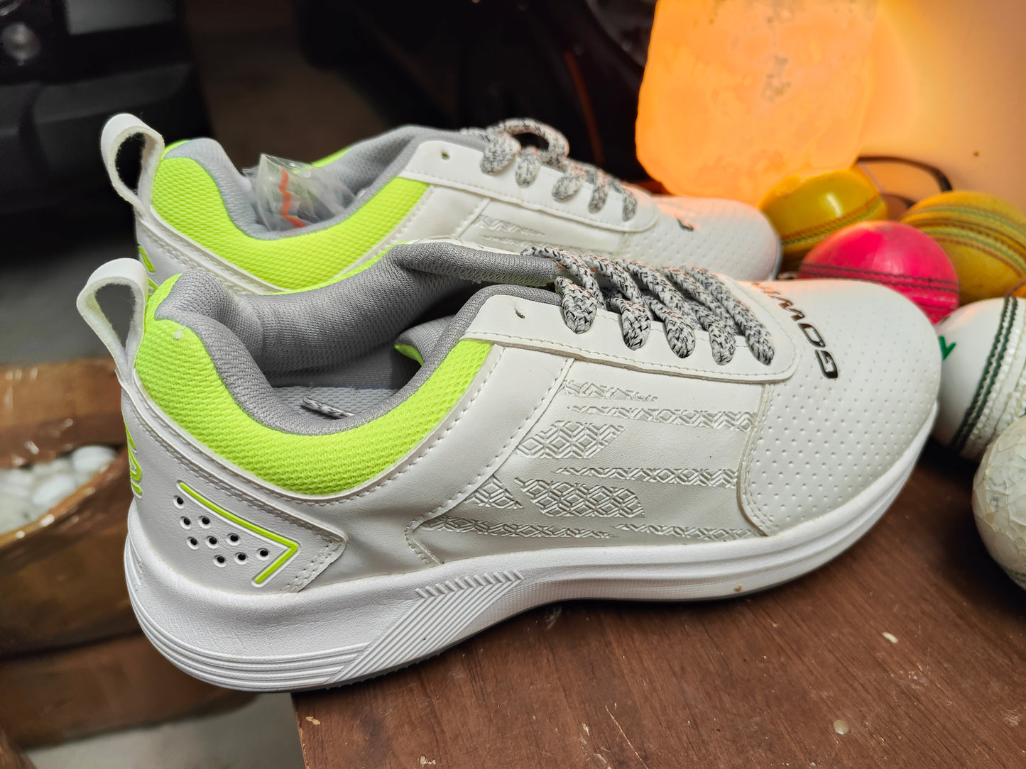 Gowin Tyro Cricket Spike All White Shoes