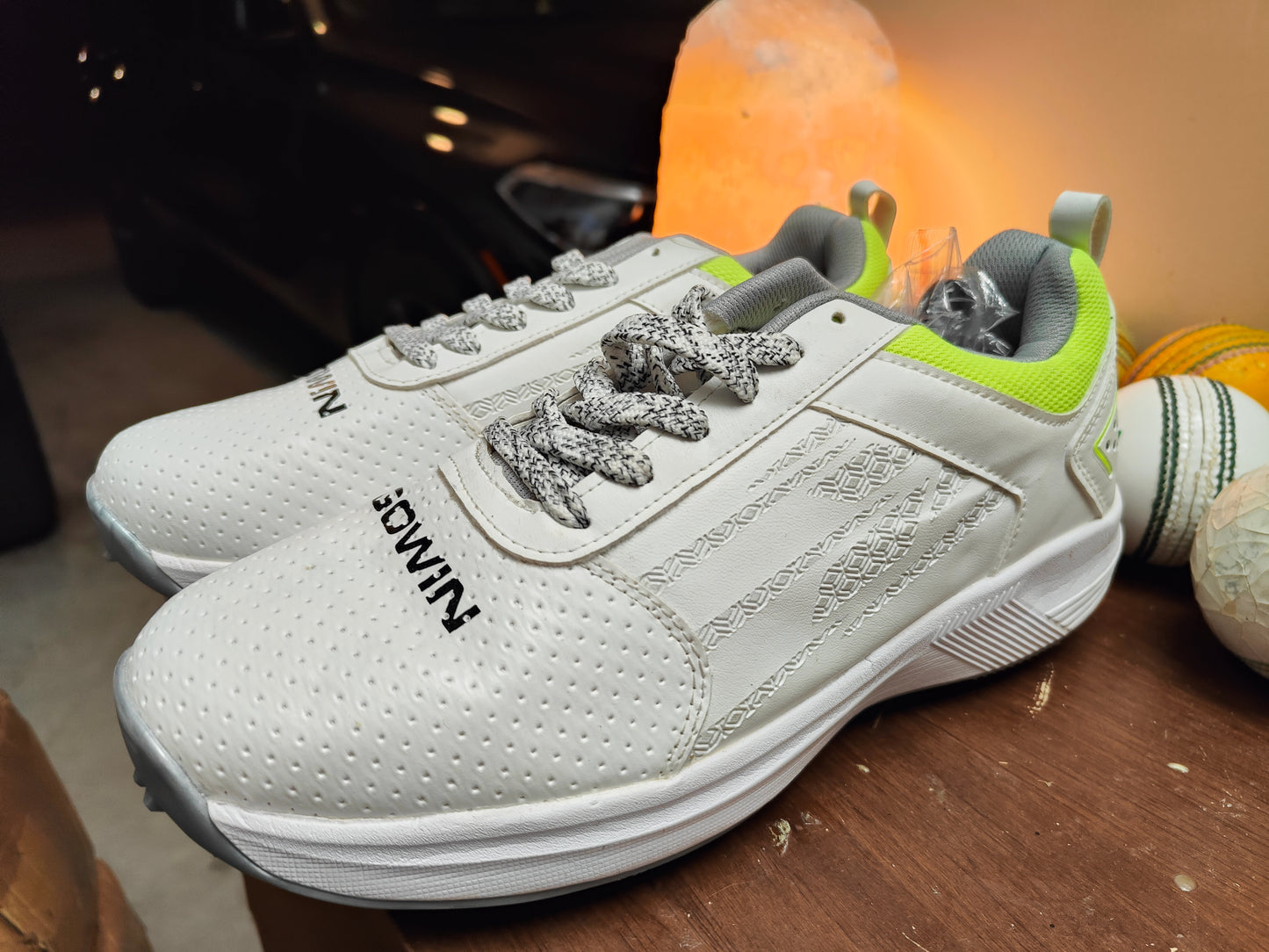 Gowin Tyro Cricket Spike All White Shoes