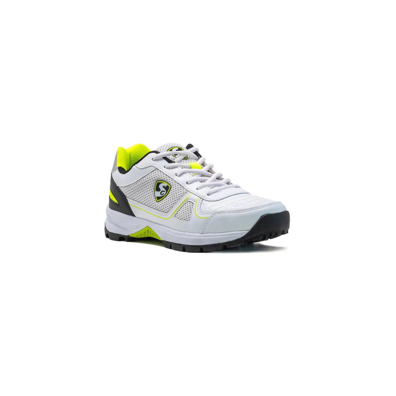 SG Scorer 6.0 Cricket Shoes White Black Lime
