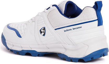 SG Steadler 6.0 Cricket Shoes White Royal Blue