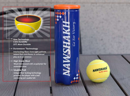 Nawshakh Light weight Tennis Ball (Cricket/Tennis)
