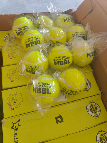 Nivia Neon Hard Tennis Cricket Ball